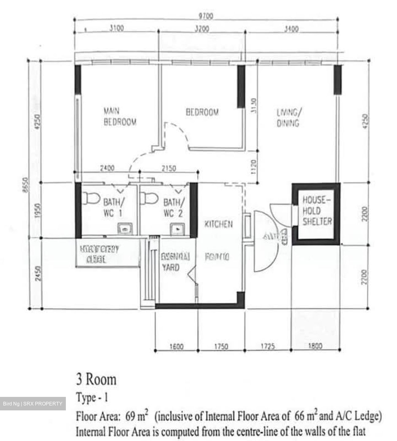 Blk 613A Tampines Greenview (Tampines), HDB 3 Rooms #570639851